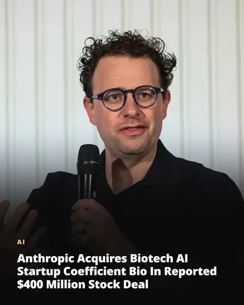 Anthropic acquires biotech AI startup Coefficient Bio